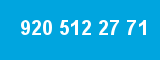 920 512 27 71 920 512 27 71
